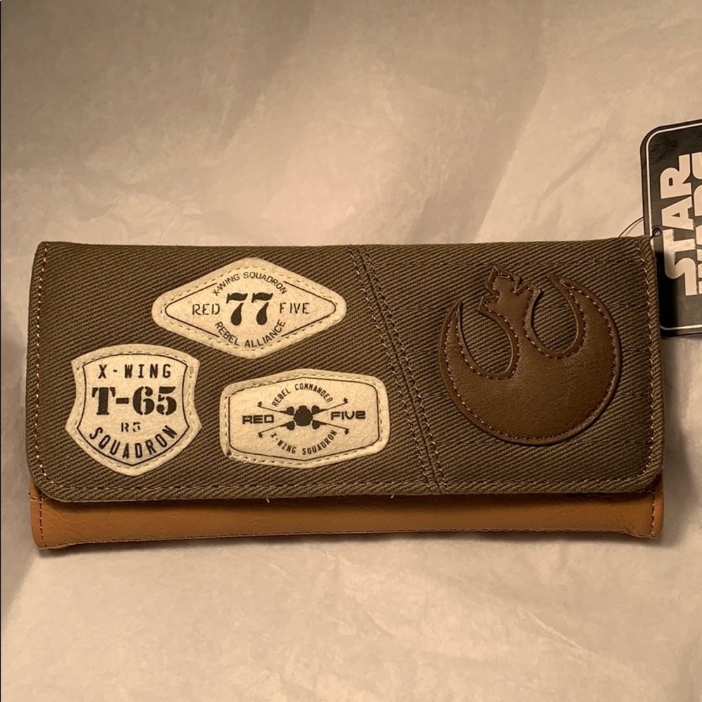 NWT Loungefly Star Wars X wing Squadron wallet